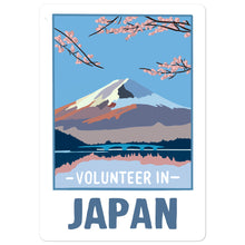 Load image into Gallery viewer, Volunteer in Japan Sticker