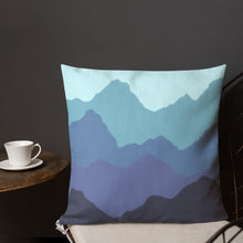 Load image into Gallery viewer, Mountain Landscape Pillow
