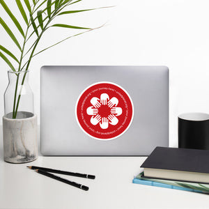 United Planet Sticker - Red