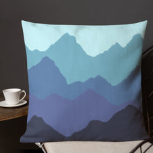 Load image into Gallery viewer, Mountain Landscape Pillow
