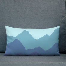 Load image into Gallery viewer, Mountain Landscape Pillow
