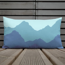 Load image into Gallery viewer, Mountain Landscape Pillow
