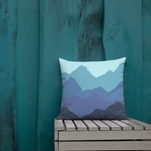 Load image into Gallery viewer, Mountain Landscape Pillow
