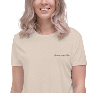 Choose Empathy Crop Tee