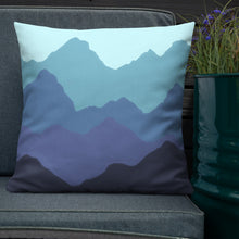 Load image into Gallery viewer, Mountain Landscape Pillow
